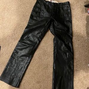 Vintage 1950’s-60’s ‘Top Gear Leathers’ genuine leather pants by i.Foster & son